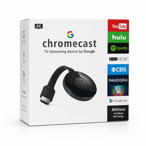 دانگل تبدیل تلویزیون به تلویزیون هوشمند Google Chromecast 4K